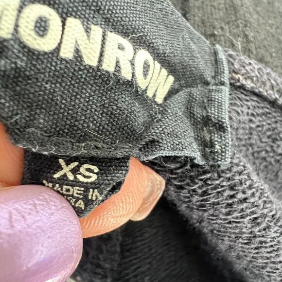 Monrow Extra Small Soft Knit Relaxed Lounge Pants Made in USA Premium Basic - Picture 3 of 12